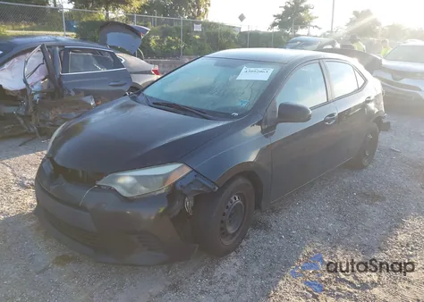 2015 Toyota Corolla L from USA, damaged, VIN 2T1BURHE4FC313746